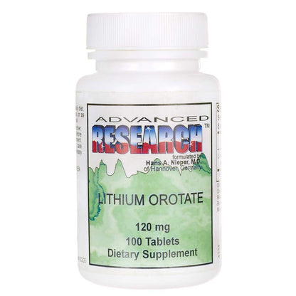 Lithium Orotate 100 Tabs | Advanced Research