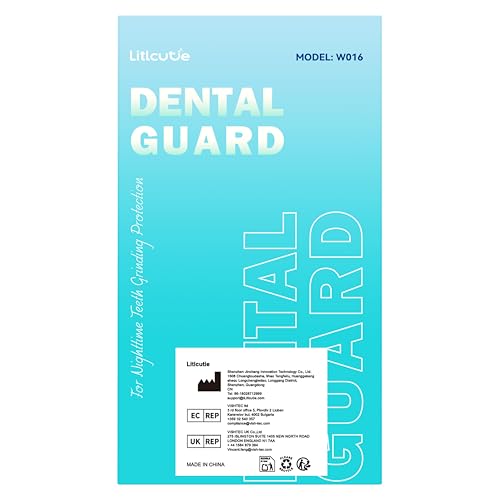 Litlcutie Mouth Guard for Teeth Grinding at Night - 4 Pack / 2 Sizes Moldable Dental Guard