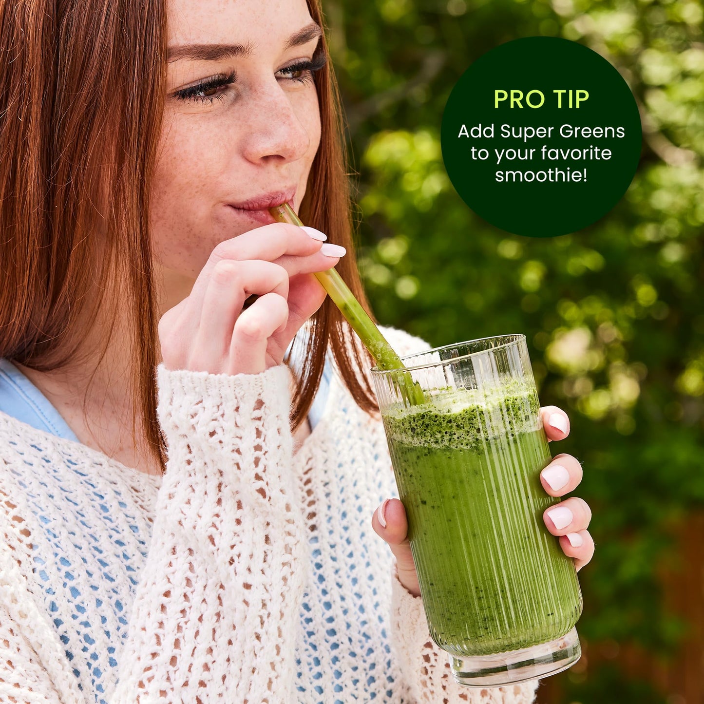 LIVE IT UP Super Greens Powder | Plant-Based Superfood + Probiotics & Digestive Enzymes | 30 Servings