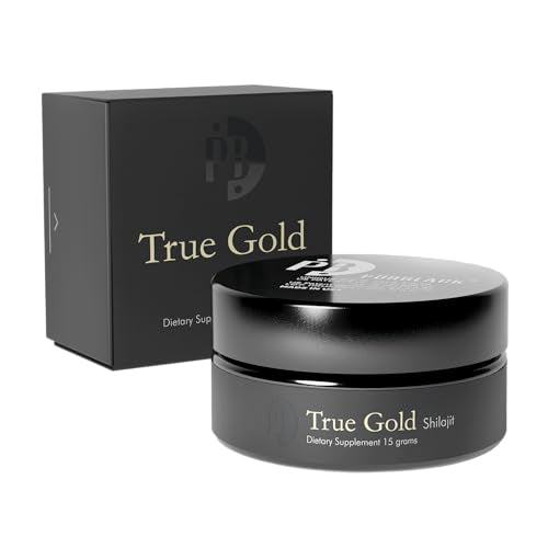Pürblack Live Resin Pure Gold Shilajit – Organic, 80+ Minerals, USA Made | 30 Servings