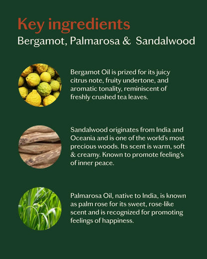 LIVEDROPS 24/7 Good Essential Oil Blend – Bergamot, Palmarosa & Sandalwood | Daytime Aromatherapy