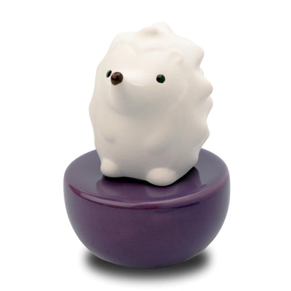 Lively Breeze Spiky Hedgehog Ceramic Diffuser – Non-Electric Aromatherapy for Desk, Car & Small Spaces