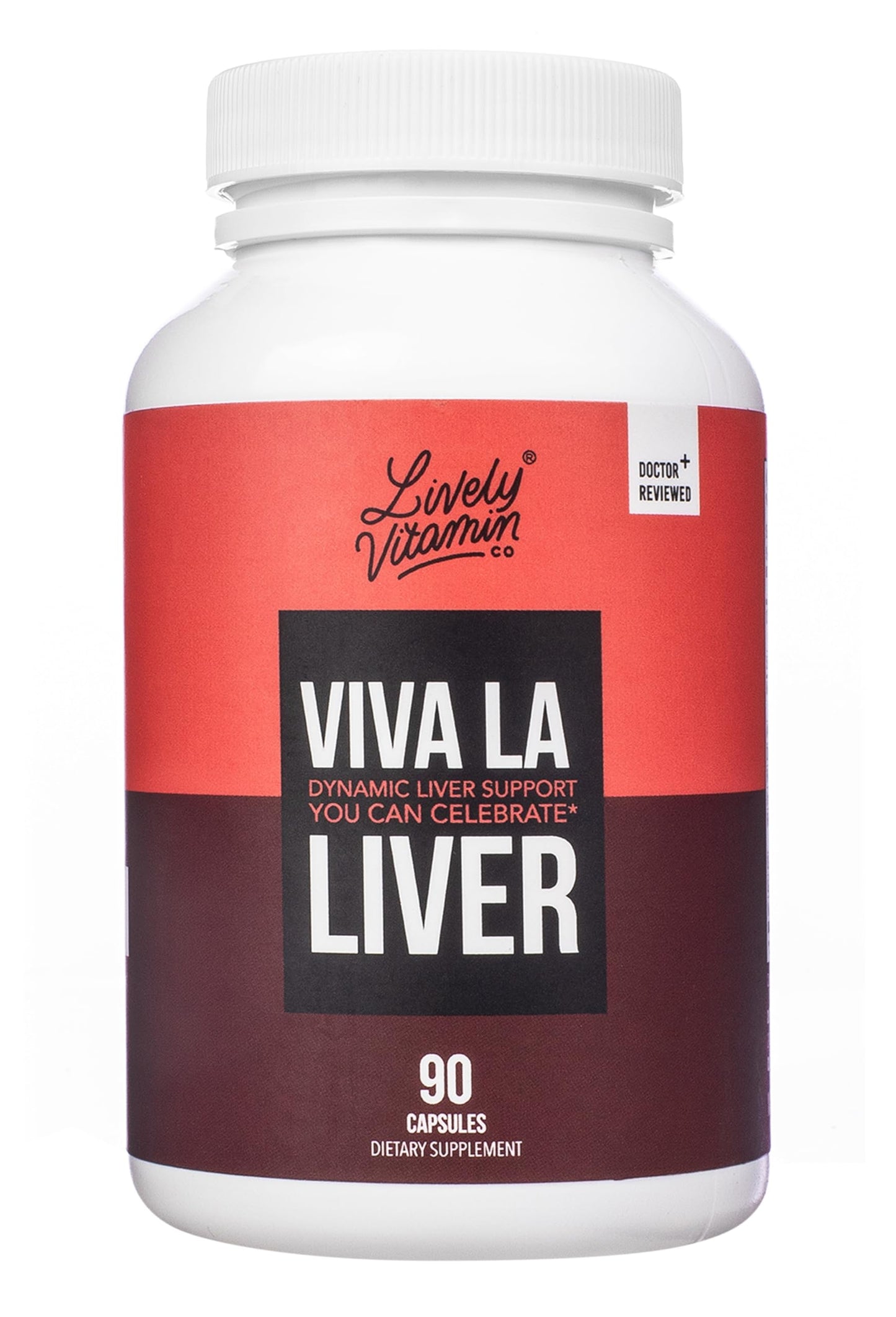 LIVELY VITAMIN CO. Viva La Liver - Improved Function & Detox | 90 Capsules
