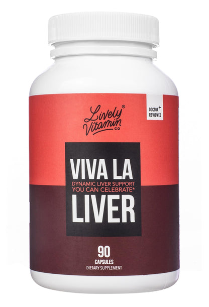 LIVELY VITAMIN CO. Viva La Liver - Improved Function & Detox | 90 Capsules