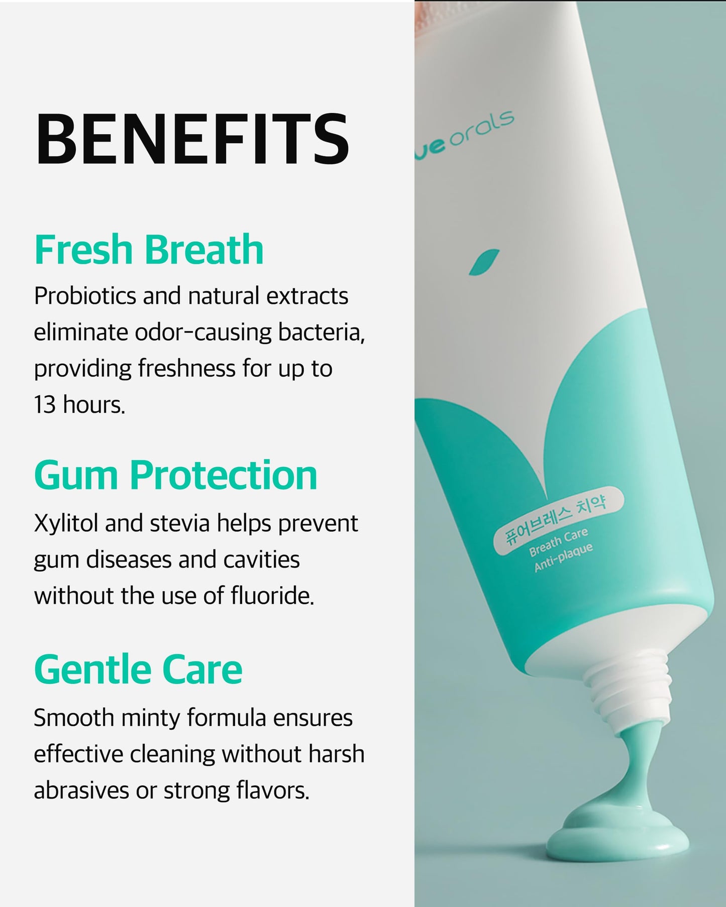 LiveOrals PureBreath Toothpaste 80g – Fluoride-Free, Odor Neutralizing