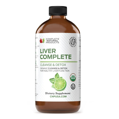 Complete Natural Products Liver Complete 12oz – Organic Liquid Liver Support & Detox