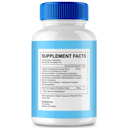 Liver Flow Plus Capsules | Gut Health Formula & Probiotics | Maximum Strength