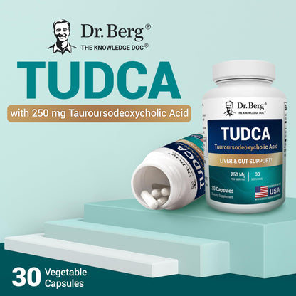 Dr. Berg TUDCA Supplement – Liver Health & Digestive Support (30 Capsules)