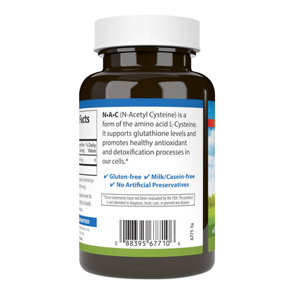 Carlson NAC 500mg – N-Acetyl Cysteine for Liver Health & Immune Support | 120 Vegetarian Capsules