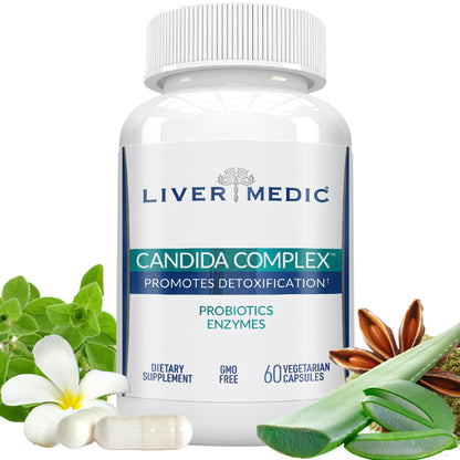 Liver Medic Candida Complex - Probiotic with Oregano Oil & Digestive Enzymes