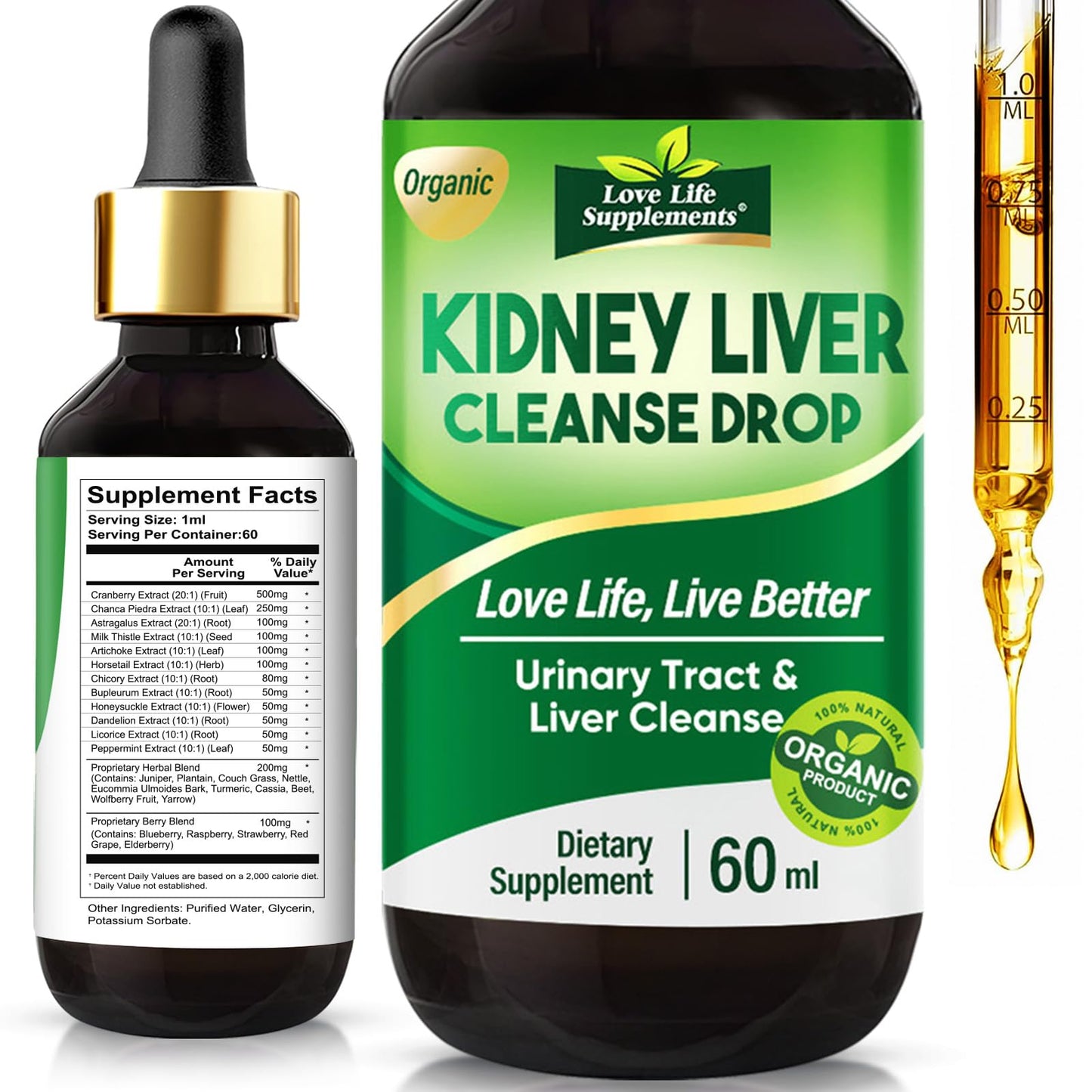Love Life Liver Support Drops – Detox, Repair & Nourish for Adults