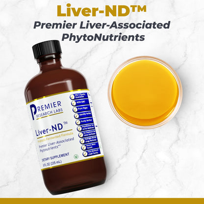 Premier Research Labs Liver-ND – Liver Cleanse, Milk Thistle Extract & Turmeric (8 fl oz)
