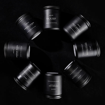 Scented Candles Set for Men – 4-Pack Soy Candles Gift