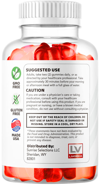 LIVORKA 3 Pack Ketosyn ACV Gummies – Keto Syn & Keto Plus ACV Gummies (180 Gummies)