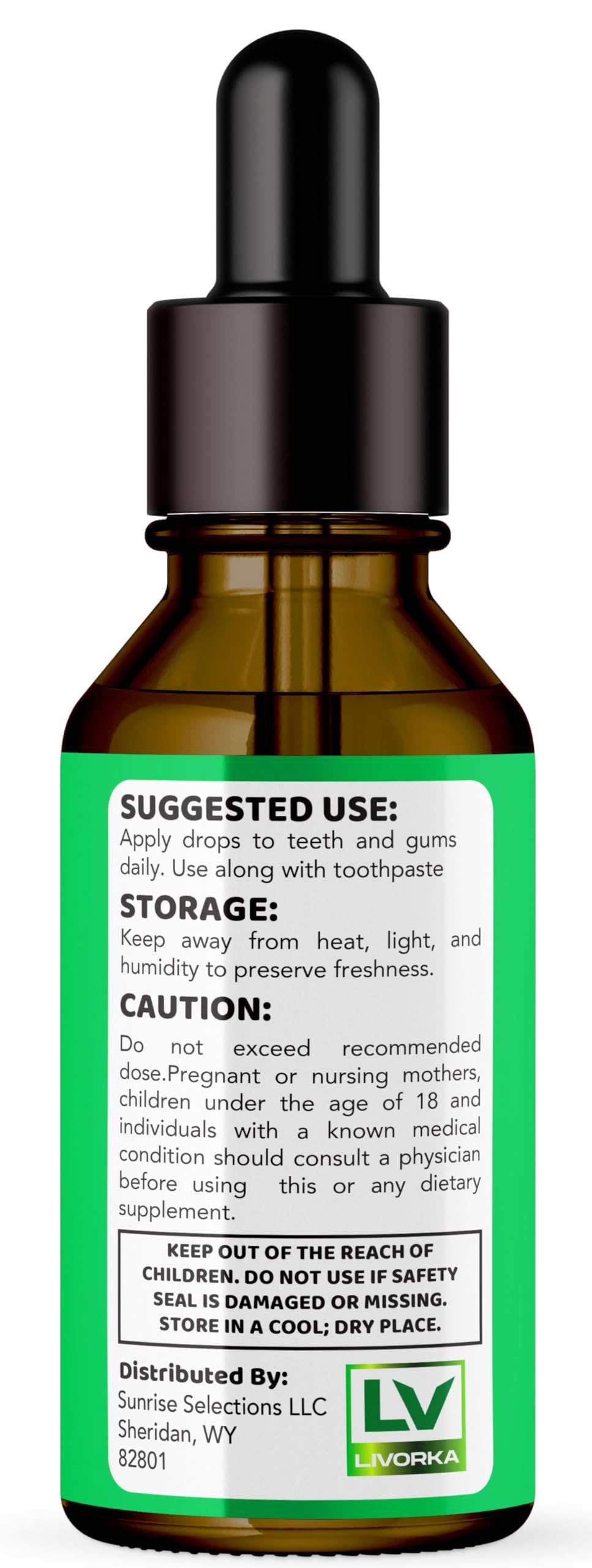 LIVORKA Dentitox Pro Drops – Healthy Teeth & Gums | Pack of 5 Bottles (150 Days)