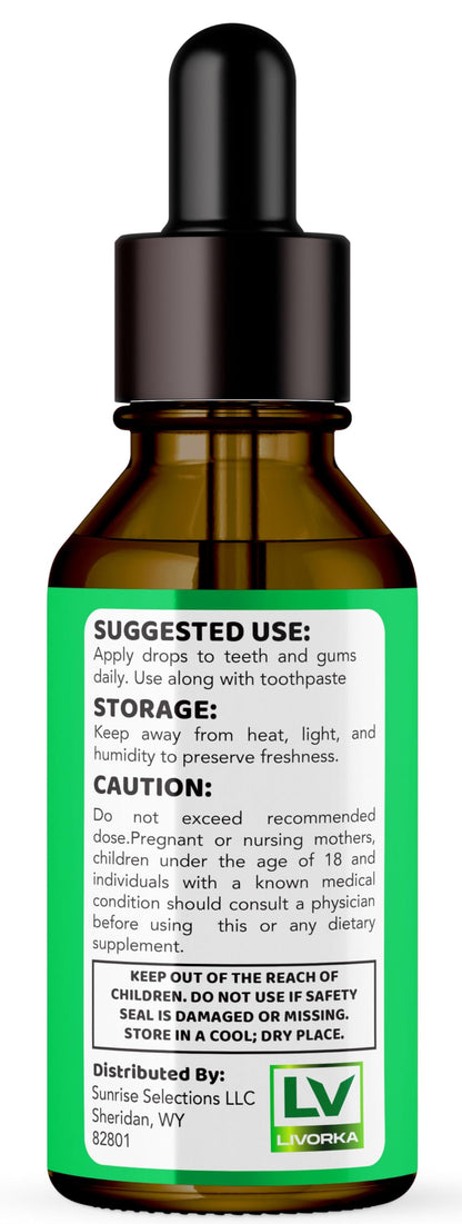 LIVORKA Dentitox Pro Drops – Healthy Teeth & Gums | Pack of 5 Bottles (150 Days)
