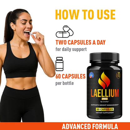Laellium Pro Pills 5 Pack – All-Natural Daily Formula | LIVORKA Capsules, 300 Capsules