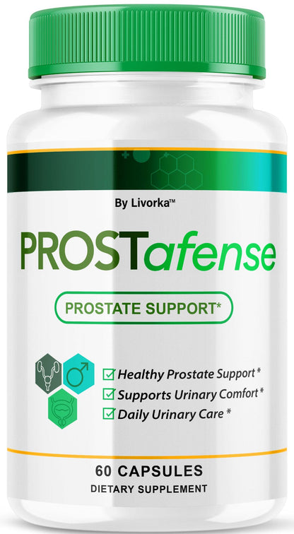 LIVORKA Prostafense Health Supplements for Men Capsules – Official Prostafense Pills, Daily Wellness, 60 Capsules