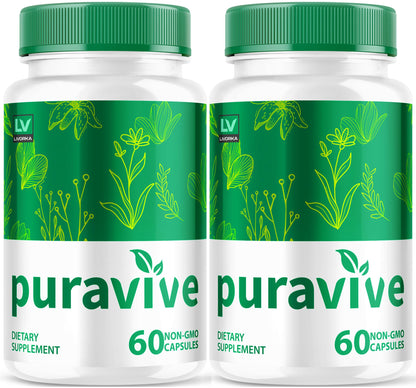 LIVORKA Puravive Exotic Rice Method Dietary Supplement - 120 Capsules (60 Day Supply) - Pack Of 2