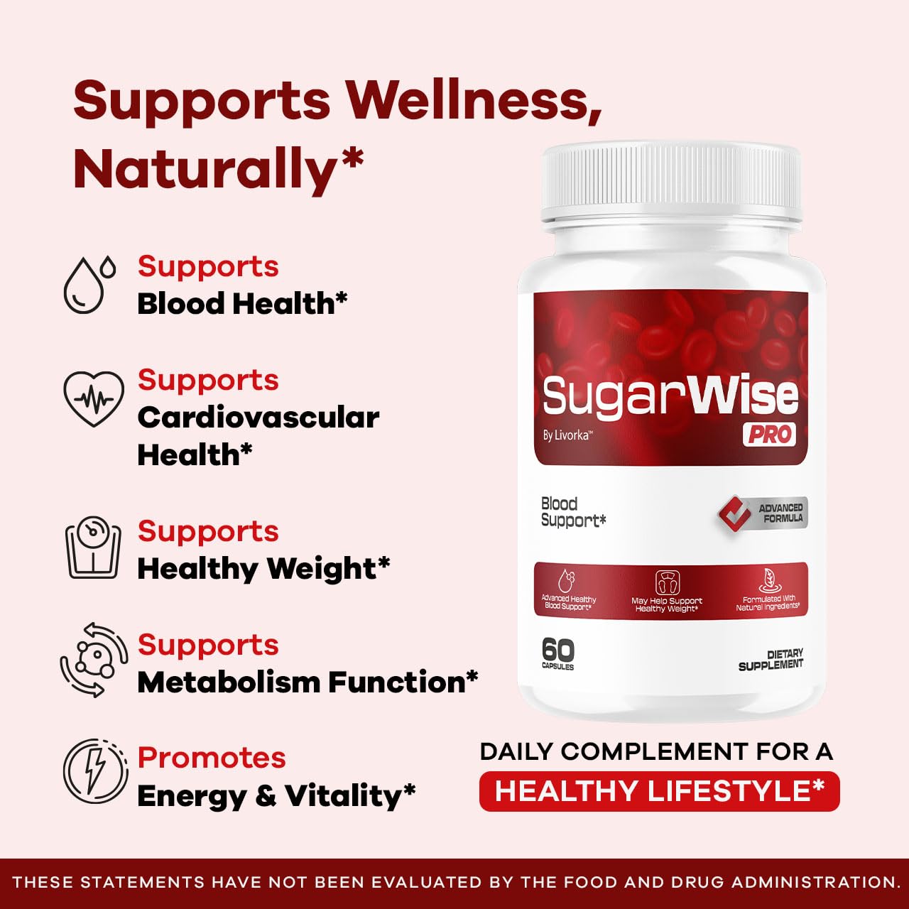LIVORKA SugarWise Pro Capsules - 2 Pack | All-Natural Multivitamin Support