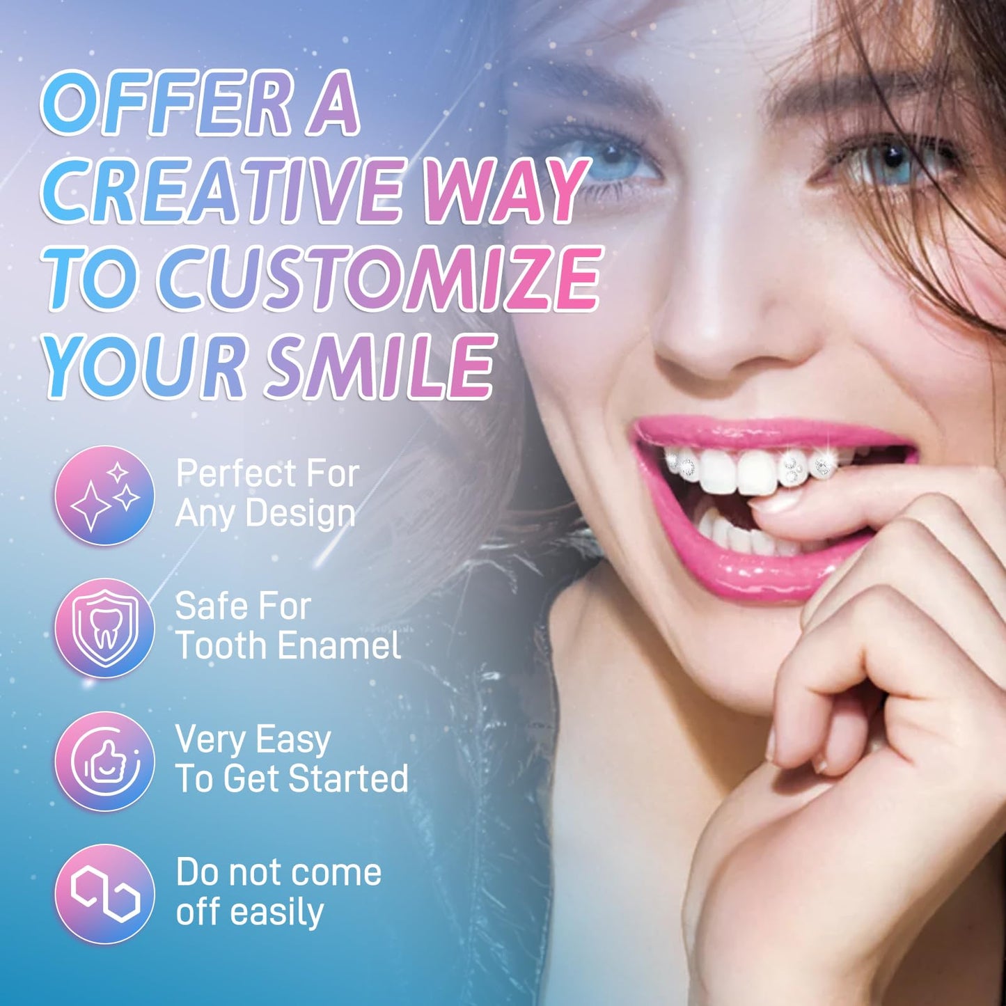 LMDGDS Tooth Gems Kit with Light – 2025 New for Men & Women