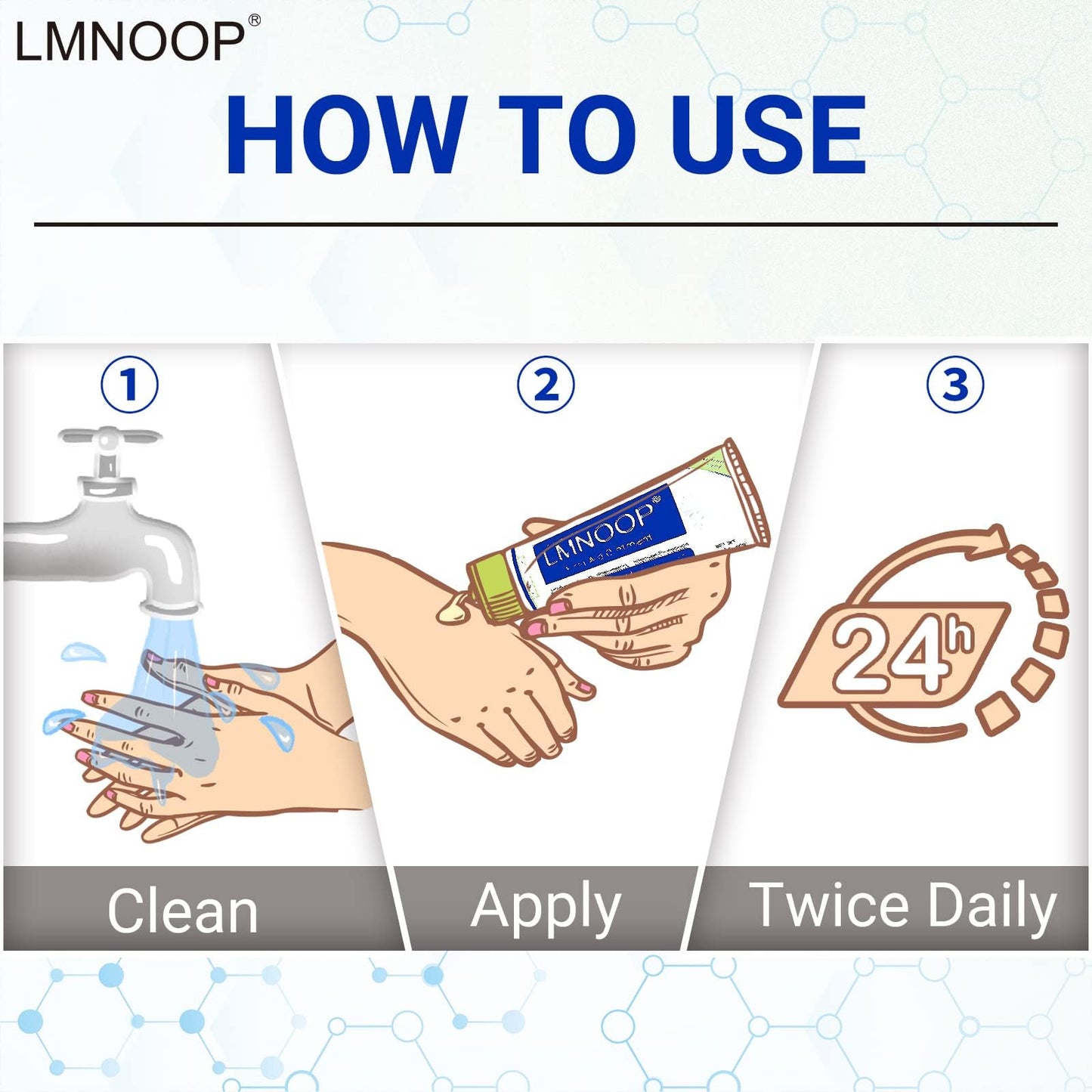 LMNOOP Eczema Cream – Maximum Strength Ointment for Dermatitis, Rash, Psoriasis & More | 2-Pack 1.76oz