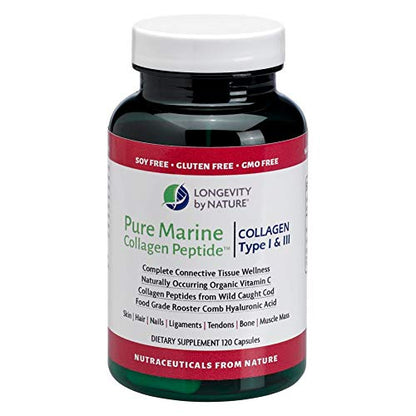 Longevity by Nature Marine Collagen Peptides – Skin, Hair & Nails (Type I & III)