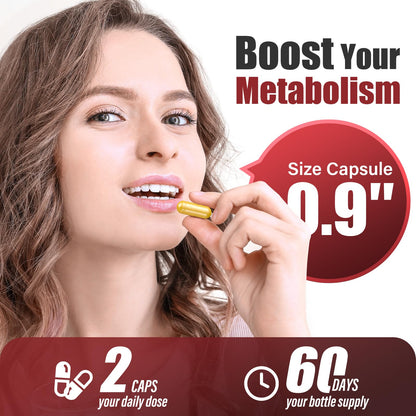 Lookatool 21-in-1 Berberine with Ceylon Cinnamon Phytosome | Metabolism Support 120 Capsules