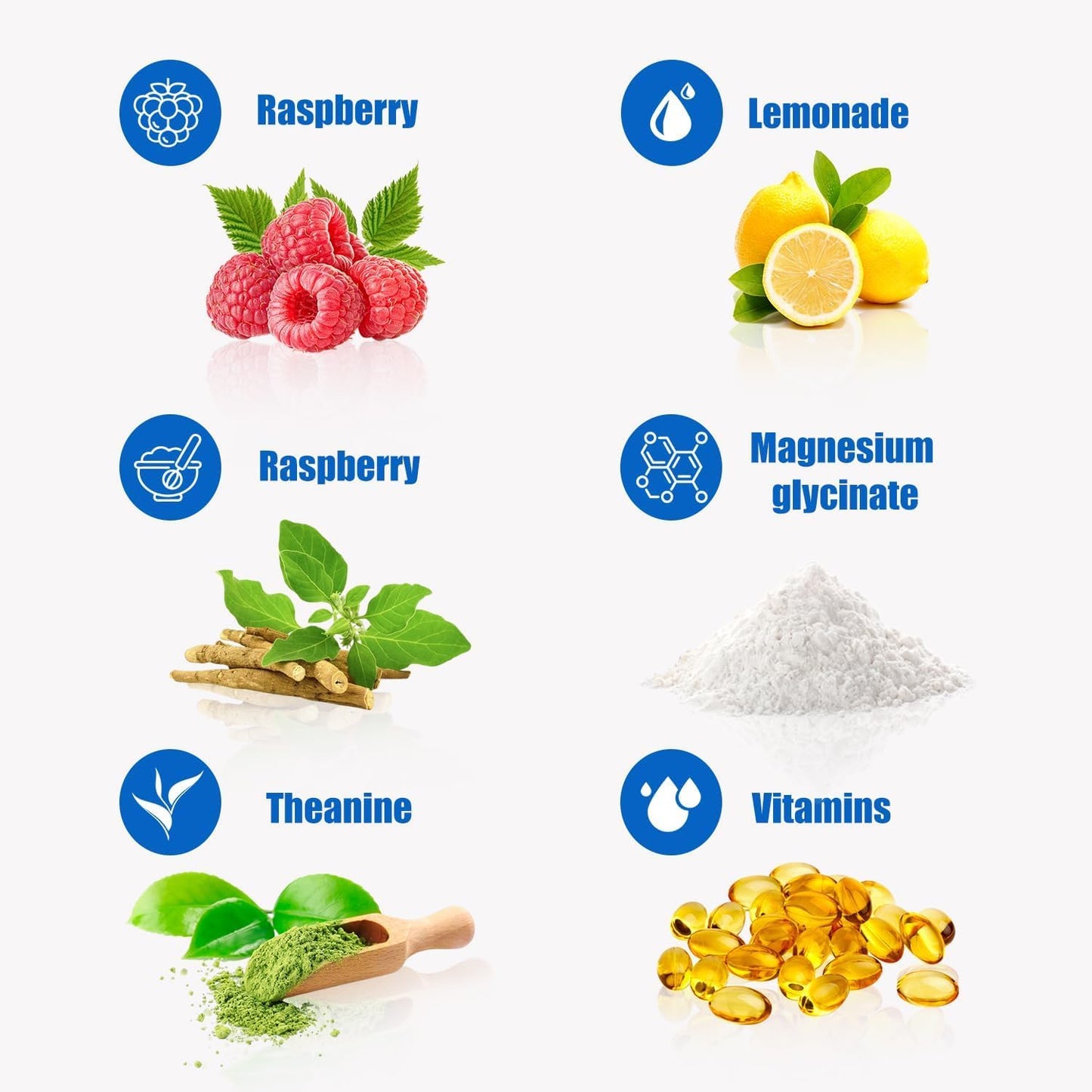 Loroc'e UltraCalm Cortisol Drink Mix – Magnesium Glycinate, L-Theanine, Ashwagandha | Raspberry Lemonade