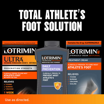 Lotrimin Ultra 1-Week Athlete’s Foot Treatment | Prescription-Strength Butenafine 1% Cream