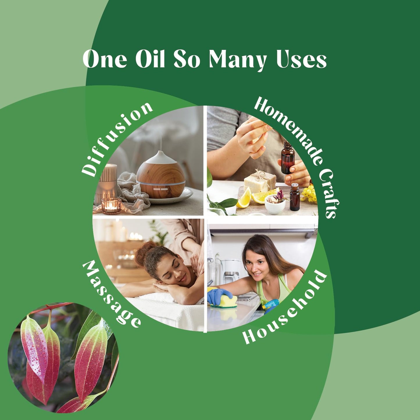 LOTUSJOY Cinnamon Leaf Oil Essential Oil 4 Oz – Room Spray & Diffuser