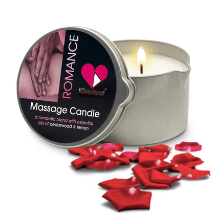 LOVE PLAY Massage Oil Candle – Vegan Hydrating Body Oil for Home Spa (6.76oz)