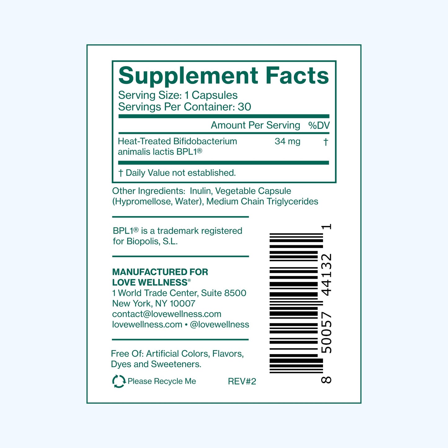 Love Wellness Hello Burn Activate – Visceral Fat Support (HT BPL1) 30 Count