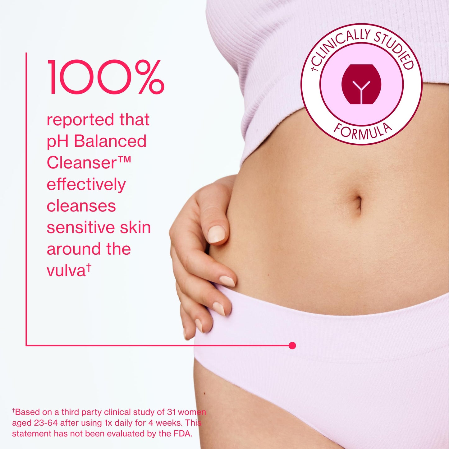 Love Wellness pH Balancing Cleanser | Fragrance-Free Feminine Wash for Sensitive Skin (10 oz)