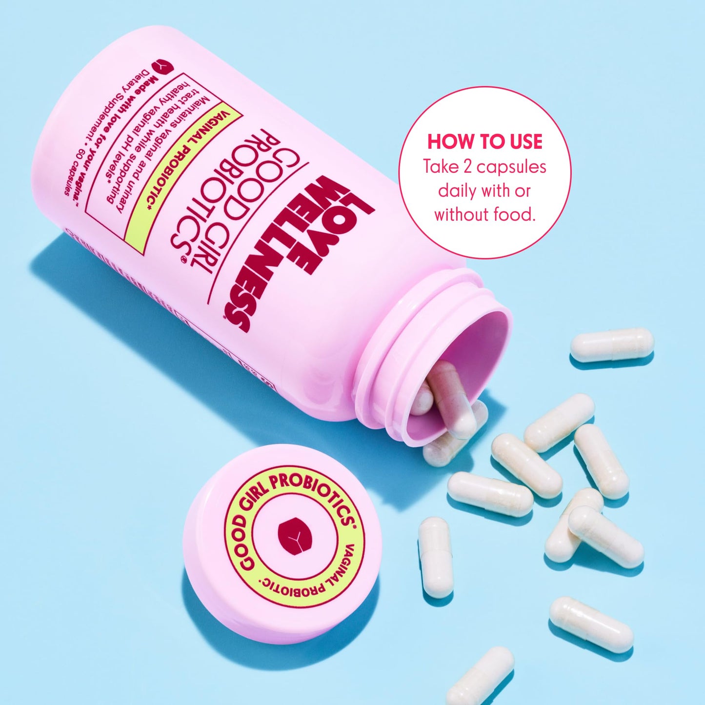 Love Wellness Good Girl Probiotics – Vaginal Health & pH Balance