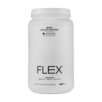 LTH Flex Whey Protein Isolate - Trusted by Life Time Members - Lactose-Free Protein Powder - for Post-Workout Recovery - Low Fat, No Sugar & Low Carb - Chocolate, 30 Servings