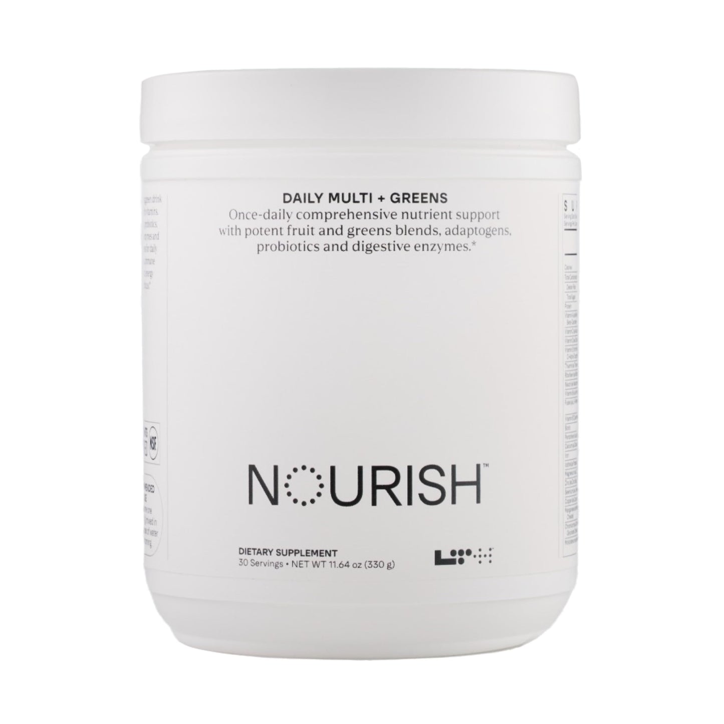 LTH Nourish Multi Plus Greens - Daily Greens Powder with Probiotics & Ashwagandha | 30 Servings