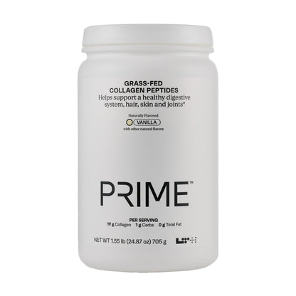LTH Prime Collagen Peptides - Grass-Fed Vanilla, 30 Servings | Supports Joints, Digestive Health, Hair & Skin
