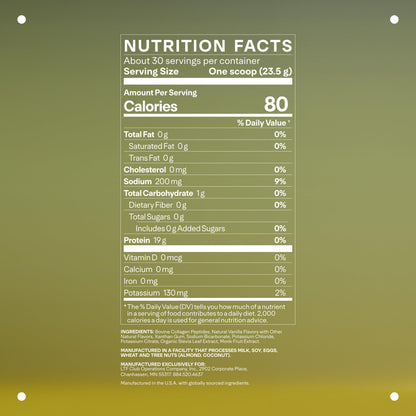 LTH Prime Collagen Peptides - Grass-Fed Vanilla, 30 Servings | Supports Joints, Digestive Health, Hair & Skin