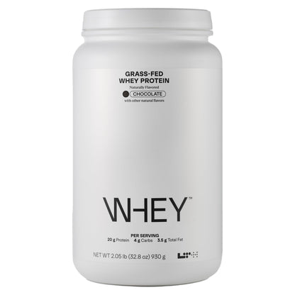 LTH Whey Protein - Grass-Fed Protein Powder with Amino Acids for Lean Muscle & Recovery - Chocolate (30 Servings)