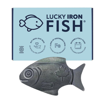 Lucky Iron Fish – The Original Daily Iron Fortification Tool (5-year supply included)