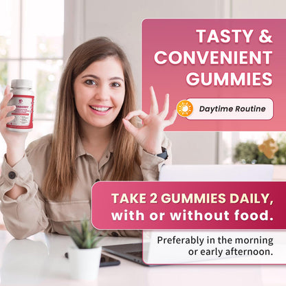Lukaree Cranberry Gummies for Women - 2 Pack | Urinary Tract & Vitality