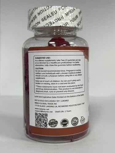 Lukaree Liver Cleanse Detox Gummies – Milk Thistle, Dandelion, Artichoke & Elderberry