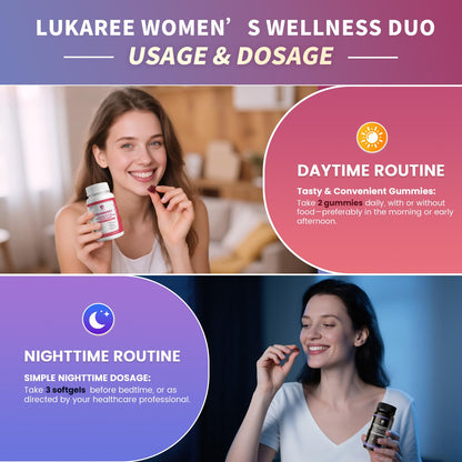 Lukaree Evening Primrose & Cranberry Wellness Duo – 30-Day Supply