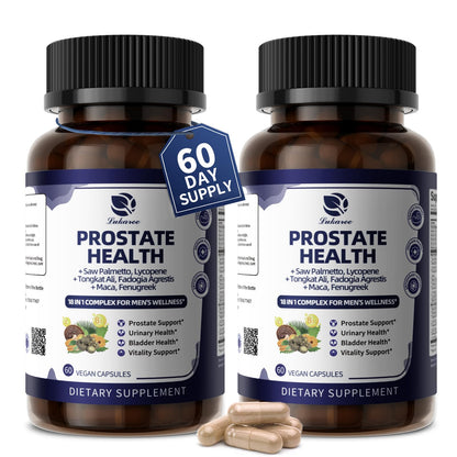 Lukaree Prostate Health 18-in-1 (2 Pack) – Saw Palmetto, Pumpkin Seed & Nettle