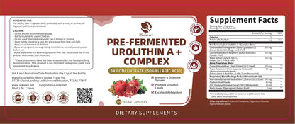 Lukaree Urolithin A+ Complex Supplement, 120 Count