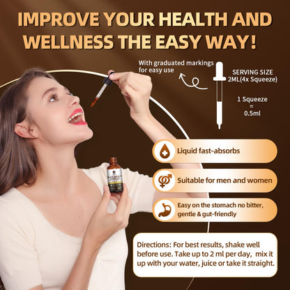Lukaree Wormwood Black Walnut Clove Tincture – 10:1 Liposomal Digestive Detox (98% Absorption)