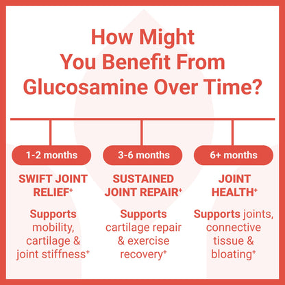 Luma Nutrition Glucosamine Chondroitin MSM - Turmeric Boswellia Joint Support (90 Caps)
