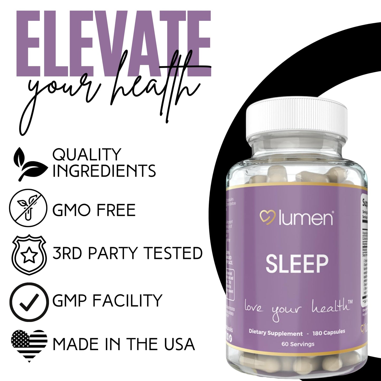 Lumen Naturals Natural Sleep for Adults – Deep Sleep Support