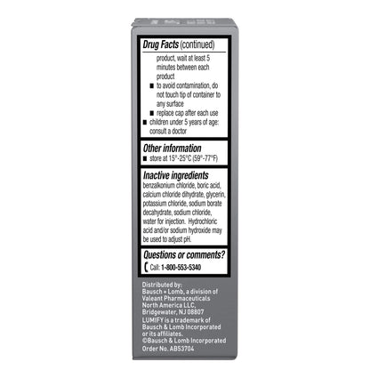 Lumify Redness Reliever Eye Drops 0.08 fl oz (2.5 mL) Pack of 6 | Bausch + Lomb